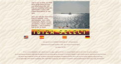 Desktop Screenshot of ibizaselect.com