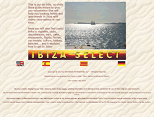 Tablet Screenshot of ibizaselect.com